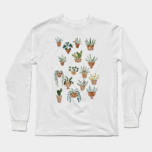 Plant Happy Shirt Long Sleeve T-Shirt